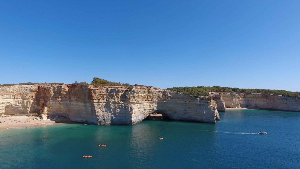 Picture 7 for Activity Albufeira: Coastline and Benagil Caves Tour by Catamaran