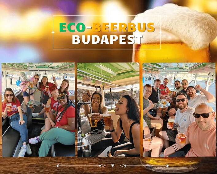 Picture 2 for Activity Budapest: Beer Bus Sightseeing Tour