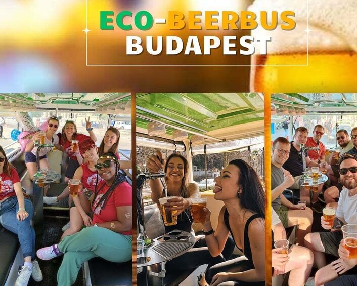 Picture 2 for Activity Budapest: Beer Bus Sightseeing Tour