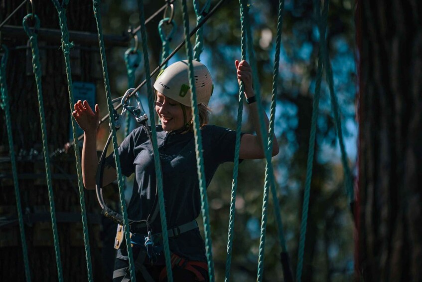 Picture 9 for Activity Busselton: Forest Adventure with Zip Lining and Rope Course