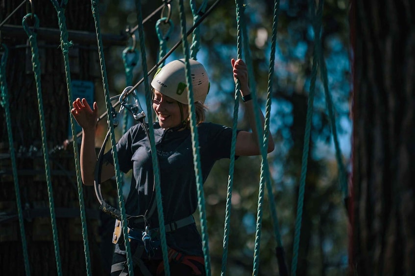 Picture 9 for Activity Busselton: Forest Adventure with Zip Lining and Rope Course