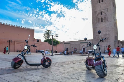 Marrakech Tur Kota dengan Skuter Ramah Lingkungan