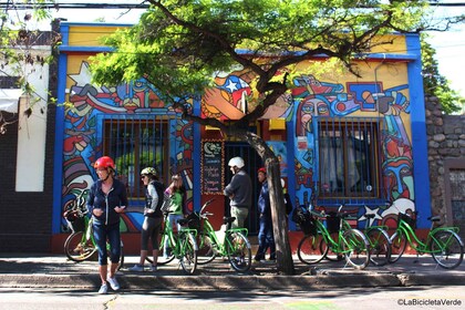 Santiago: Ganztägige Fahrrad-Sightseeing-Tour