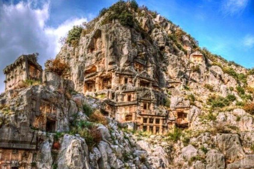 Lycian Rock Tombs Myra Ancient City