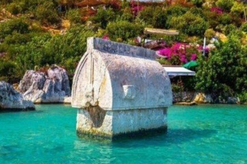 Lycian sarcophag Simena Island