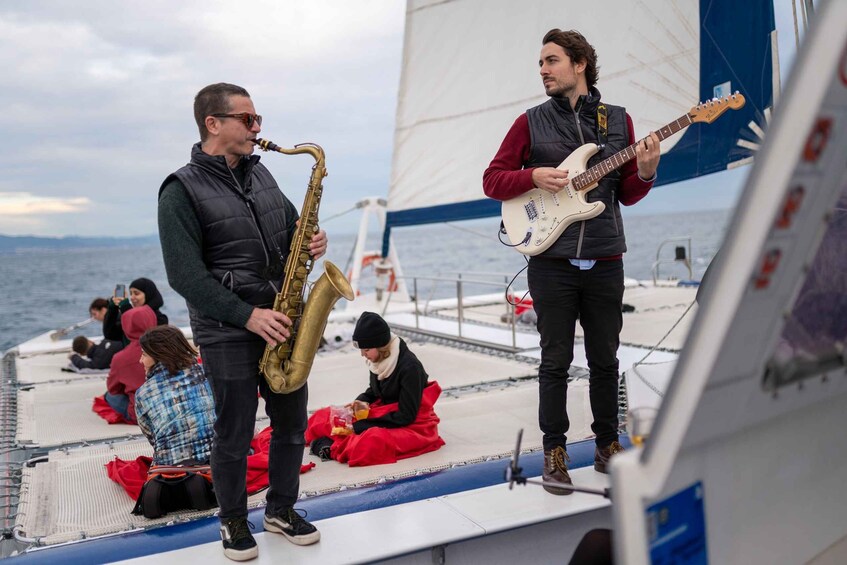 Picture 2 for Activity Barcelona: Catamaran Cruise with Live Jazz Music