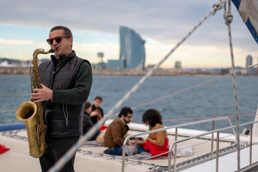 Picture 9 for Activity Barcelona: Catamaran Cruise with Live Jazz Music