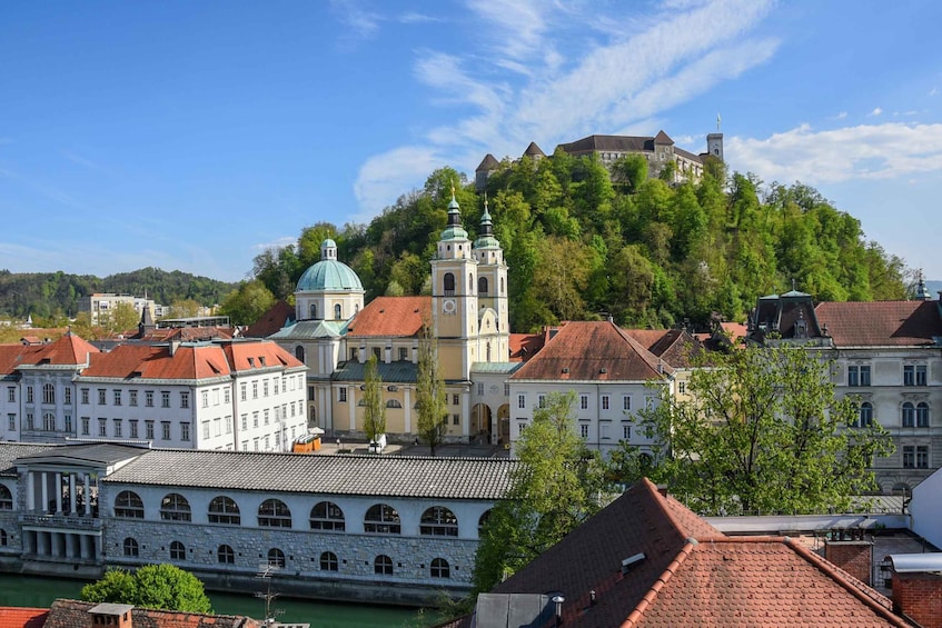 Picture 1 for Activity Ljubljana: Guided Walk & Funicular Ride to Ljubljana Castle