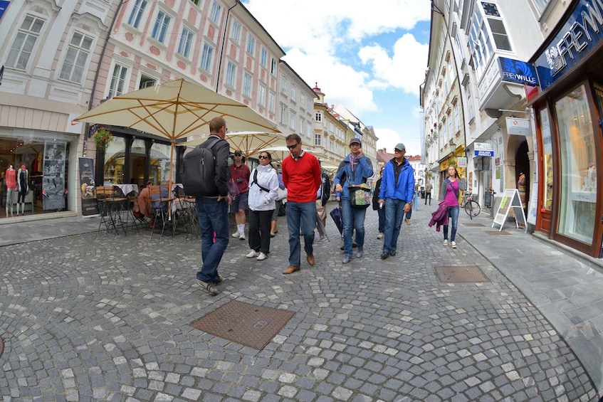 Picture 3 for Activity Ljubljana: Guided Walk & Funicular Ride to Ljubljana Castle