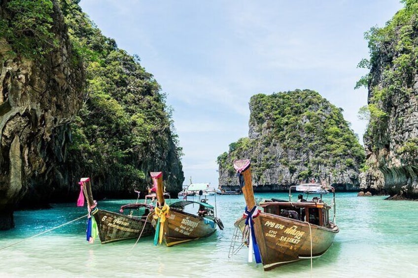 Half-Day Krabi Four Islands Tour with long-tail Boat