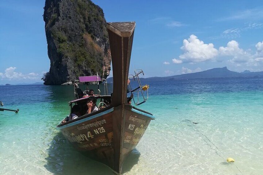 Half-Day Krabi Four Islands Tour with long-tail Boat