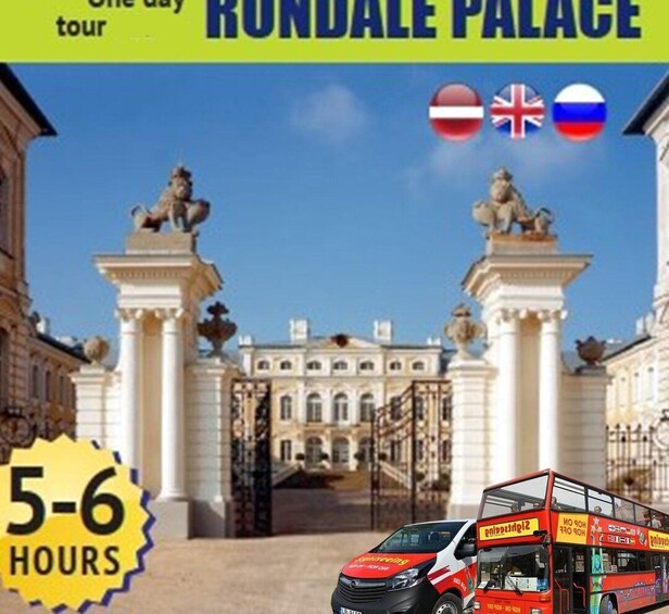 From Riga - Rundales Palace one day audio guided tour