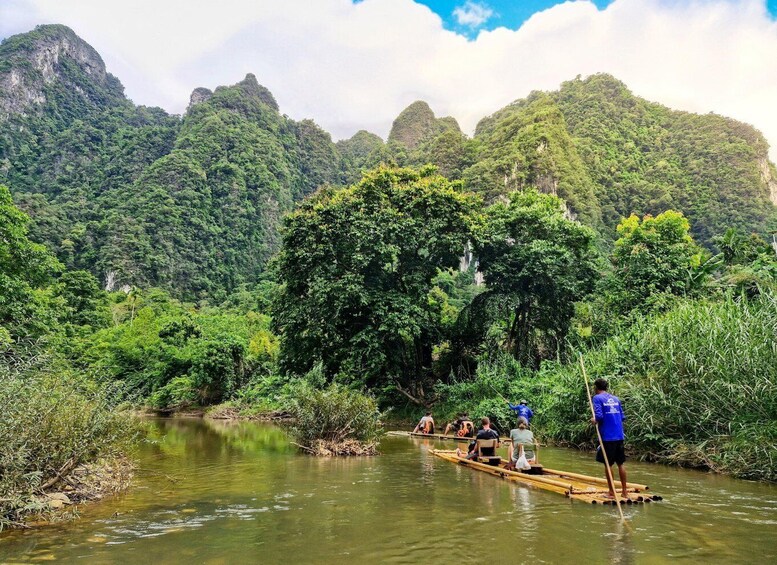 Sok River : Bamboo Raft Ride, Monkey Temple and View Point