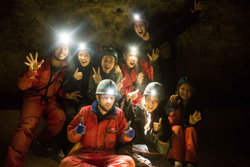 Picture 2 for Activity Budapest: Underground Caving Adventure Tour