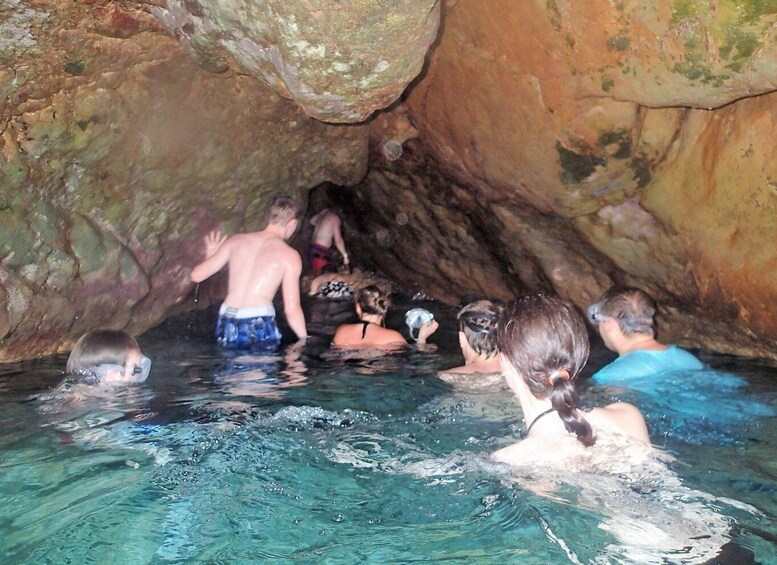 Picture 5 for Activity Ibiza: Snorkeling and SUP Paddle, Beach and Cave Boat Tour