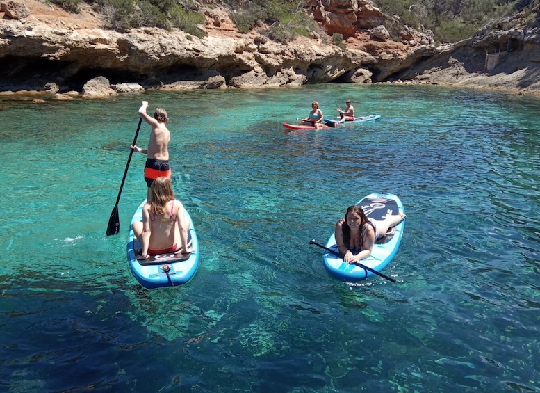 Picture 7 for Activity Ibiza: Snorkeling and SUP Paddle, Beach and Cave Cruise