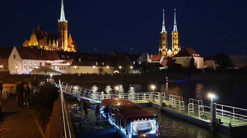 Wrocław : Promenade nocturne dans la vieille ville et promenade en gondole