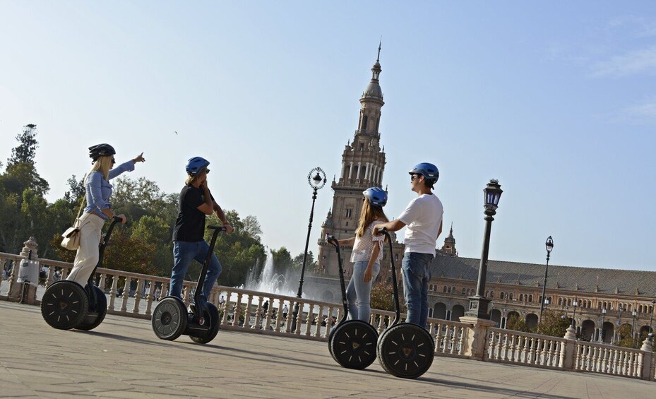 Seville: Square of Spain and Riverside Segway Tour