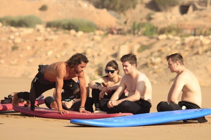 2 Hours Activity Surfing lessons in Taghazout 