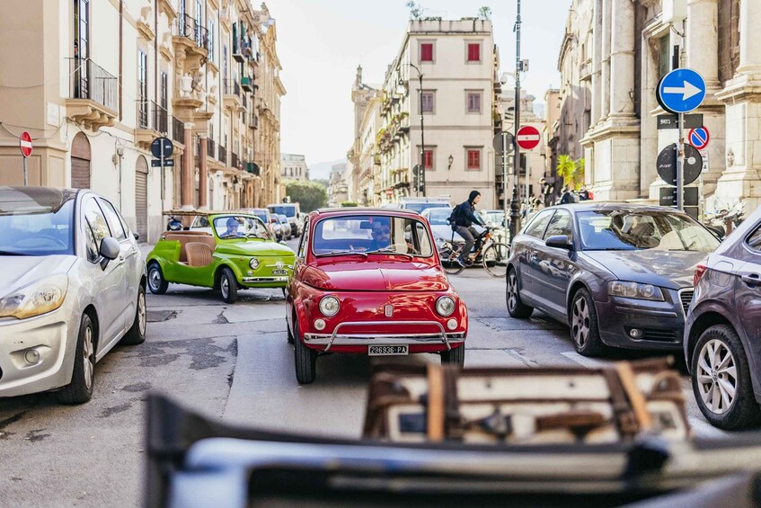Picture 6 for Activity Palermo: Vintage Fiat 500 Sightseeing Tour