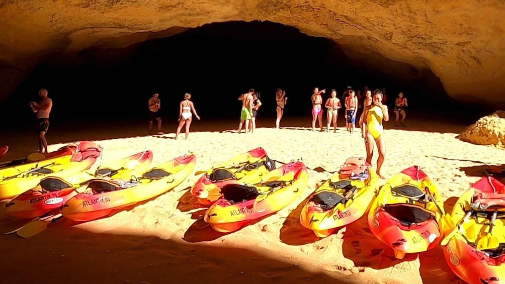 Picture 9 for Activity Portimão: Private Benagil Caves Catamaran and Kayak Tour