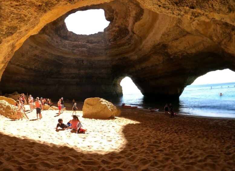 Picture 3 for Activity Portimão: Private Benagil Caves Catamaran and Kayak Tour