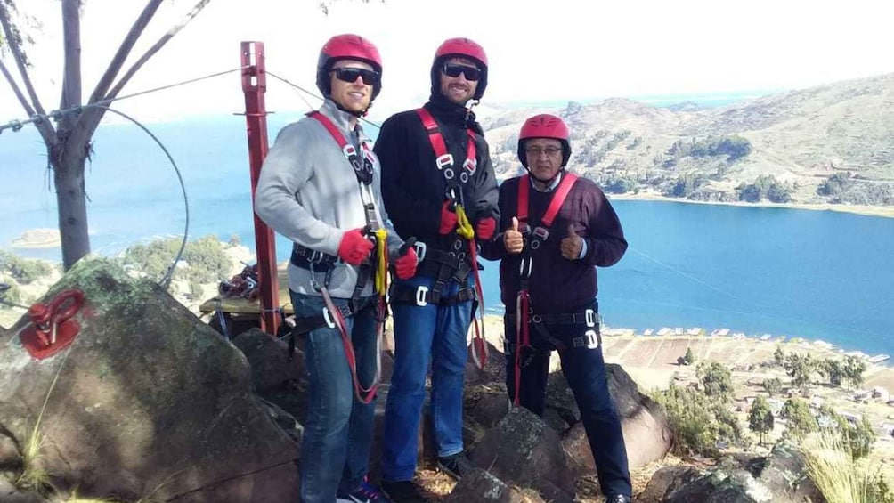 Picture 1 for Activity From La Paz: Lake Titicaca Tour and Zip Line Experience