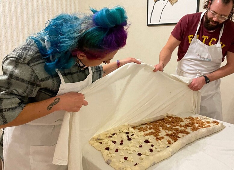 Picture 11 for Activity Budapest: 100% Hands-On Stretched Strudel Making Class