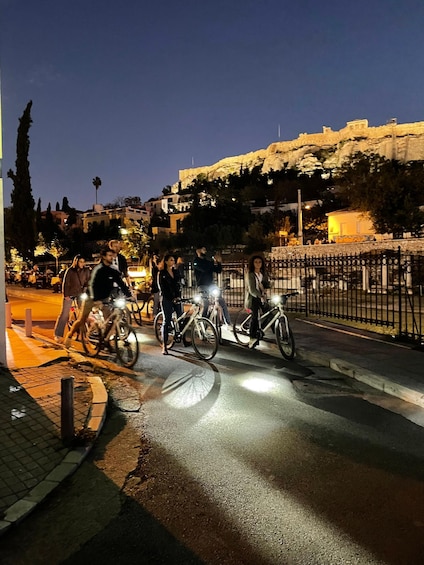 Picture 6 for Activity Athens: 2-Hour Highlights Tour by E-Bike After Sunset