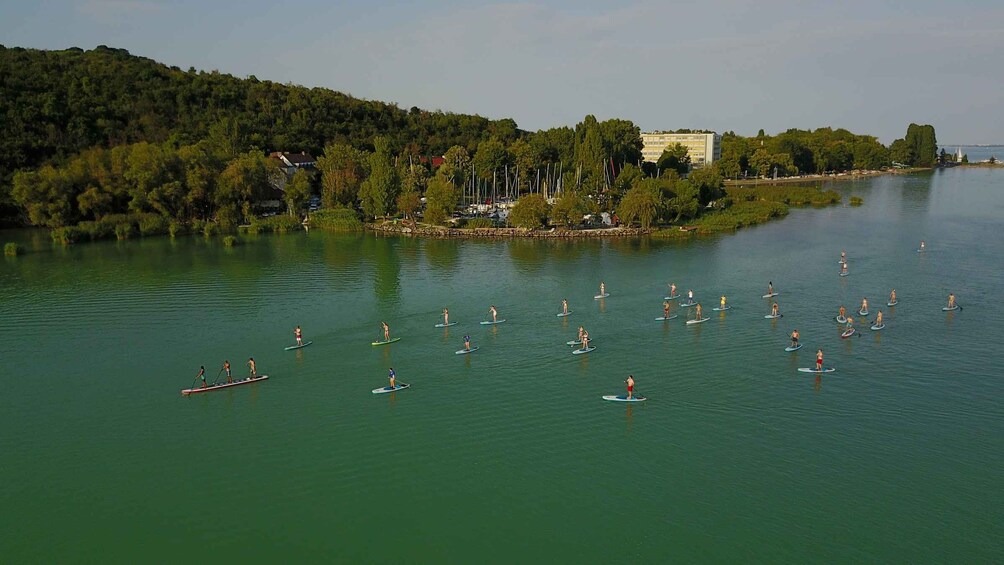 Picture 11 for Activity Lake Balaton: Sunset SUP Tour Tihany