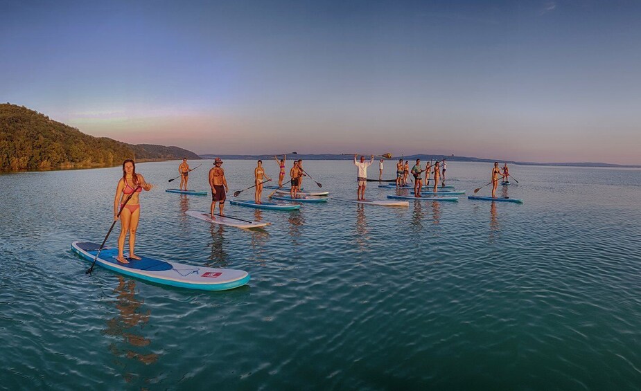 Picture 10 for Activity Lake Balaton: Sunset SUP Tour Tihany