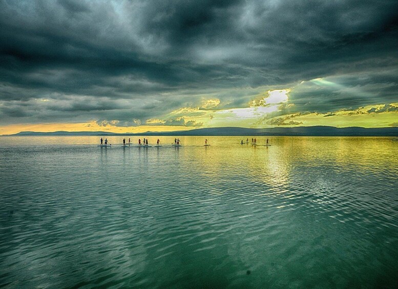 Picture 8 for Activity Lake Balaton: Sunset SUP Tour Tihany