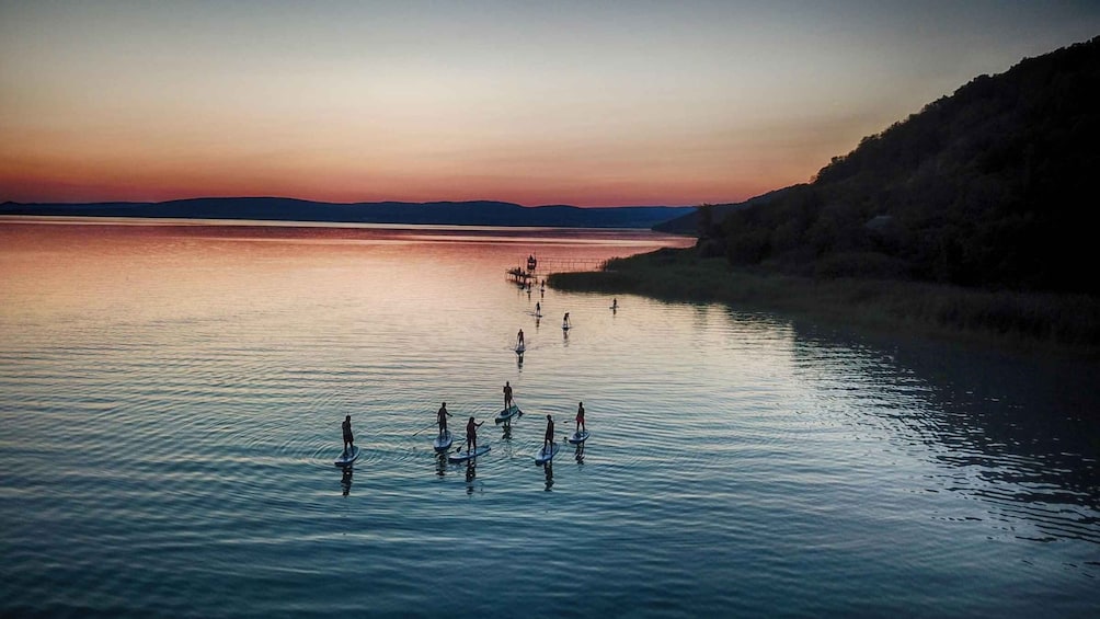 Picture 1 for Activity Lake Balaton: Sunset SUP Tour Tihany