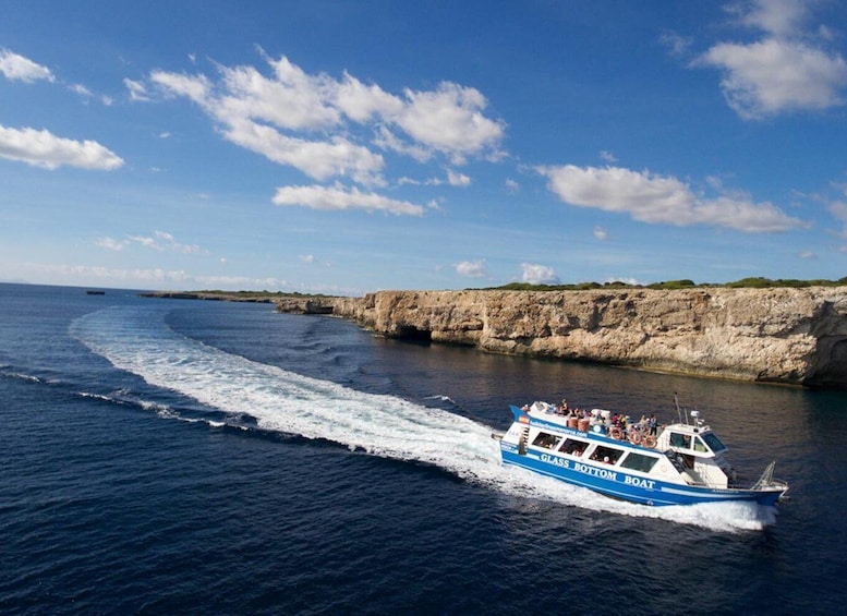 From Cala Galdana: 2-Hour Glass-Bottom Boat Trip