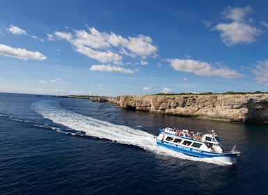 Ab Cala Galdana: 2-stündige Glasbodenbootfahrt