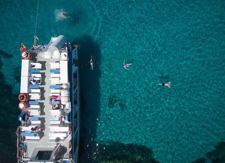 Picture 2 for Activity From Cala Galdana: 2-Hour Glass-Bottom Boat Trip