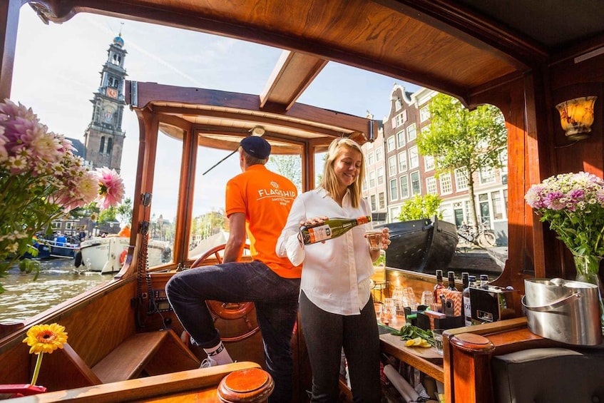 Picture 7 for Activity Amsterdam: Canal Cruise with Unlimited Cheese & Wine Option