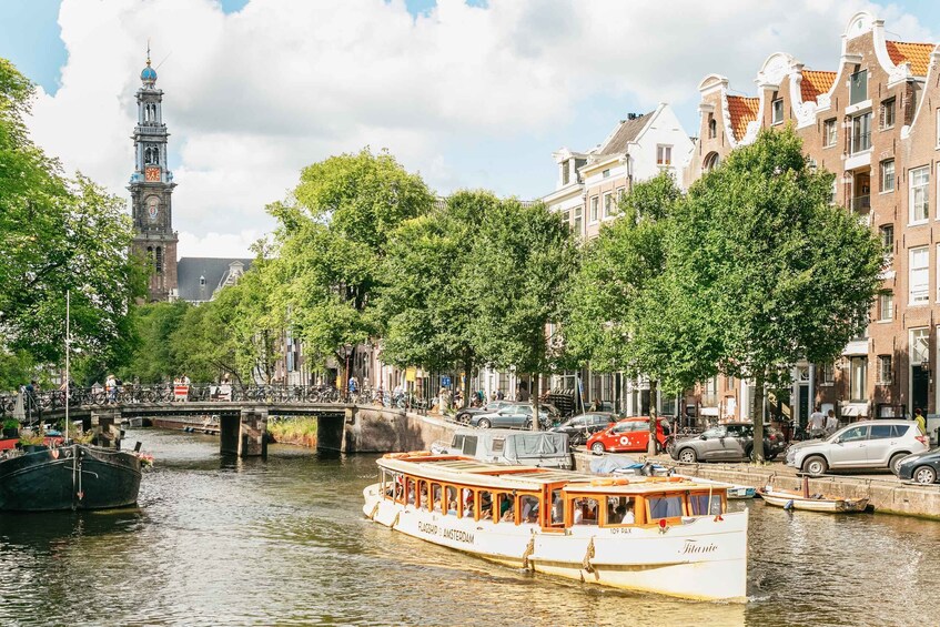 Picture 2 for Activity Amsterdam: Classic Boat Cruise with Cheese & Wine Option