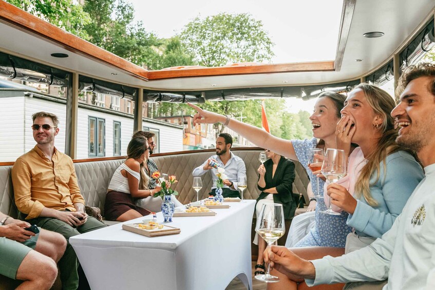 Picture 8 for Activity Amsterdam: Classic Boat Cruise with Cheese & Wine Option