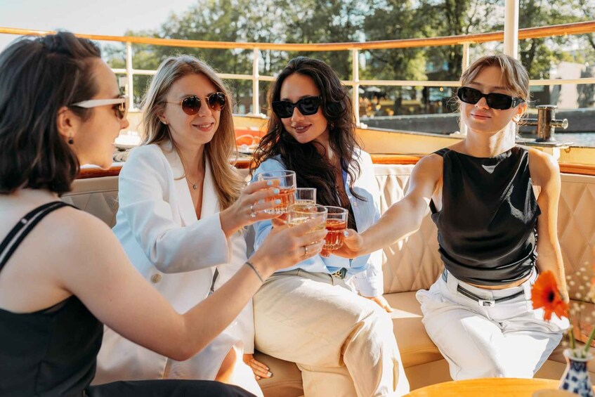 Picture 6 for Activity Amsterdam: Canal Cruise with Unlimited Cheese & Wine Option