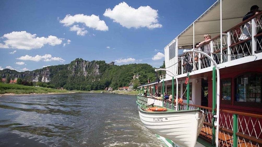 From Dresden: Paddle Steamer Cruise to Königstein Fortress