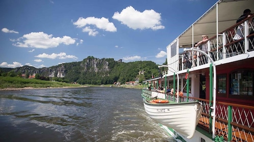 Dresde : croisière en bateau à aubes dans la forteresse de Königstein