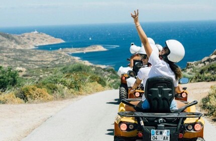 Calvi: 2 uur durende tocht op een quad tussen zee en bergen