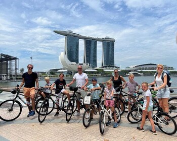 シンガポール：歴史半日自転車ツアー