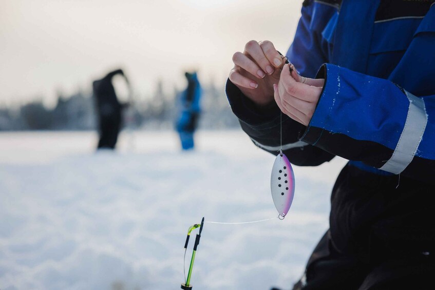 Picture 6 for Activity Rovaniemi: Arctic Circle Ice Fishing Experience