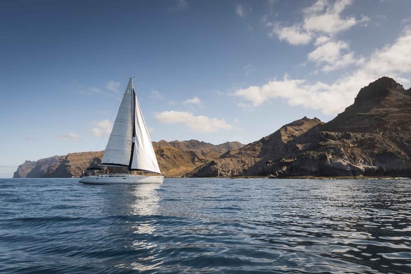 Picture 4 for Activity From Puerto de Mogán: Sailboat Trip with Food and Drinks