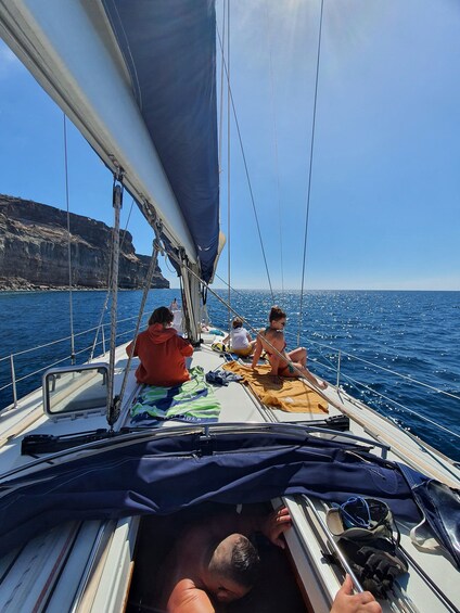 Picture 17 for Activity From Puerto de Mogán: Sailboat Trip with Food and Drinks