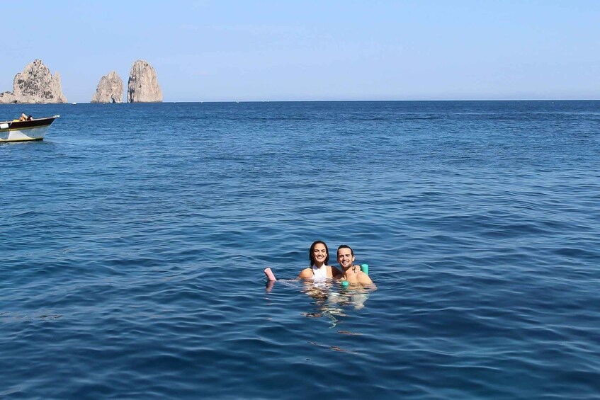 Picture 2 for Activity From Salerno: Day Trip to Amalfi Coast by Boat with Drinks