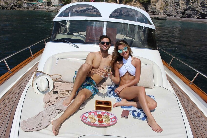 Picture 1 for Activity From Salerno: Day Trip to Amalfi Coast by Boat with Drinks