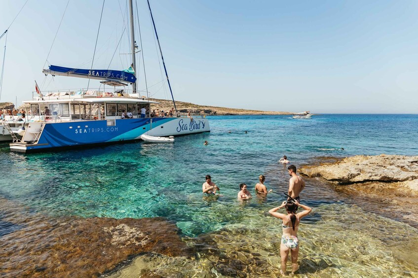 Picture 1 for Activity Malta: Blue Lagoon, Beaches & Bays Trip by Catamaran